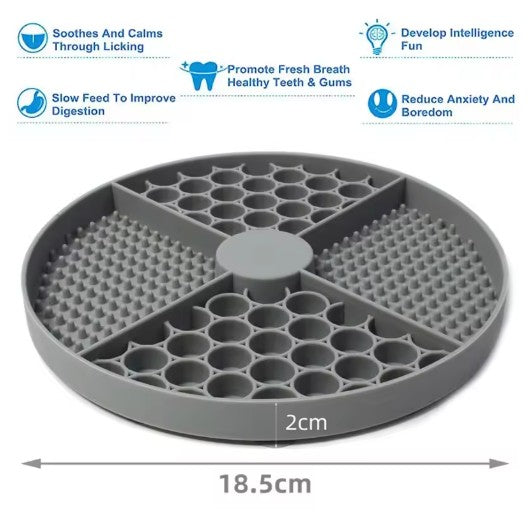 Suction slow feeder lick mat, photo 3
