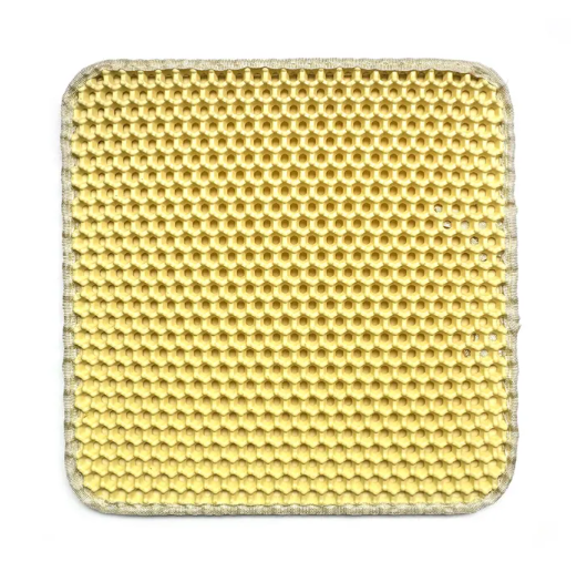 Double-layer cat litter mat