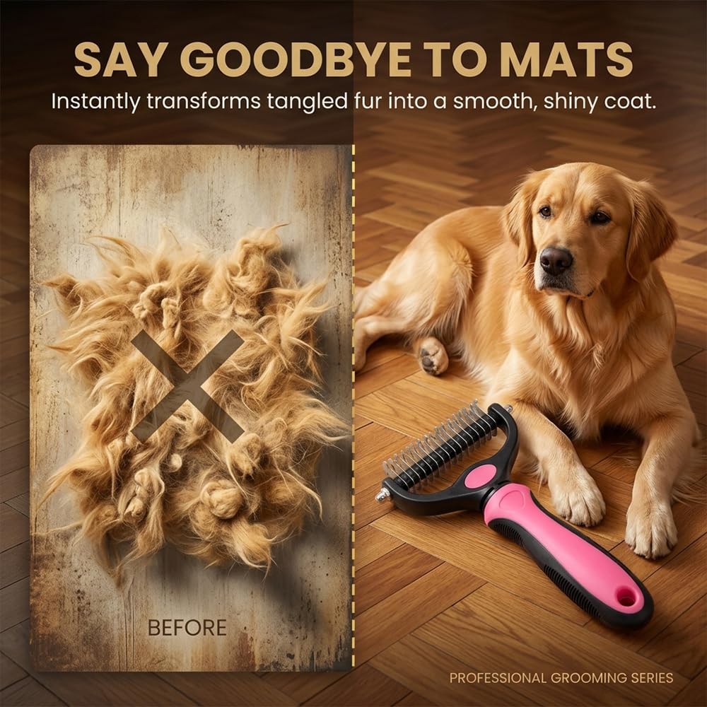 Dematting comb for cats and dogs, photo 2