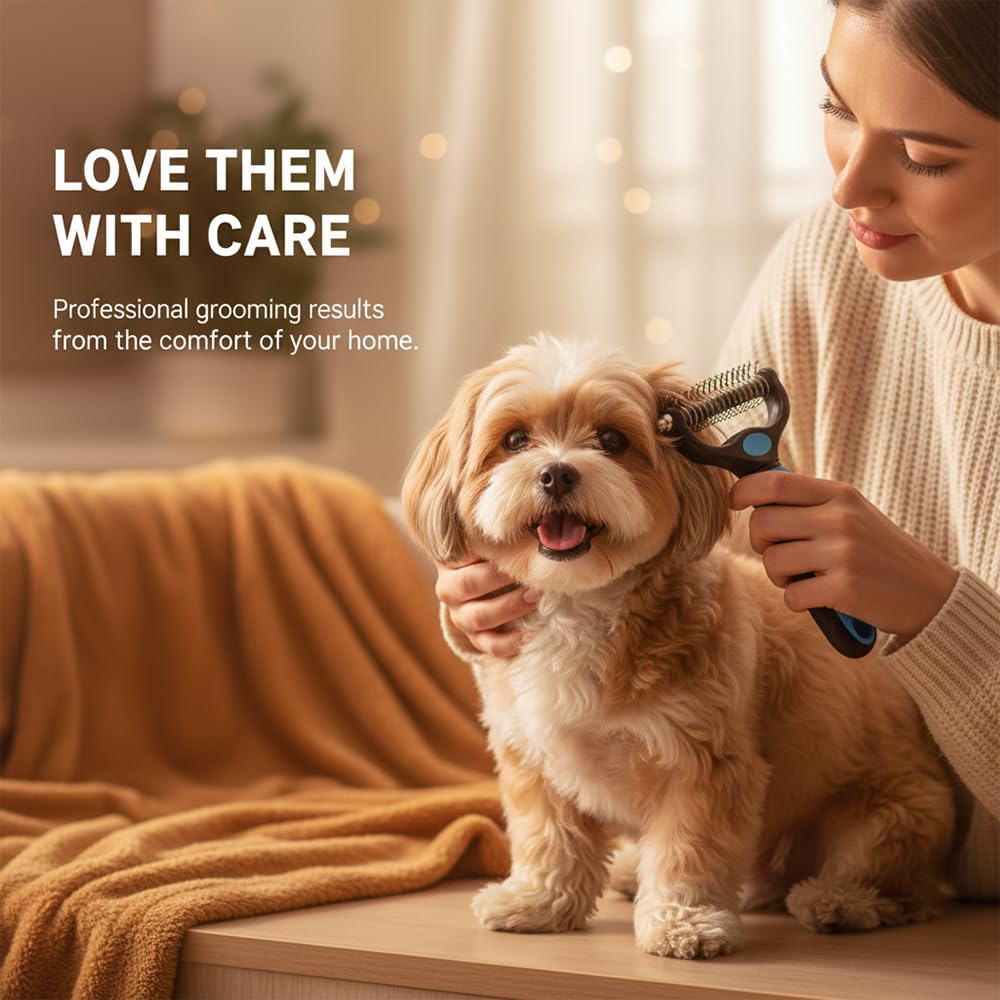 Dematting comb for cats and dogs, photo 7