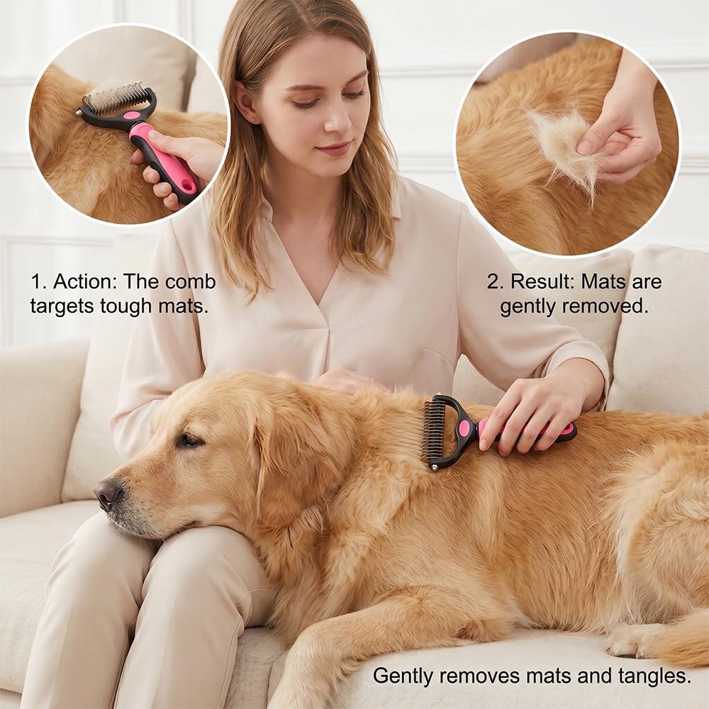 Dematting comb for cats and dogs, photo 6