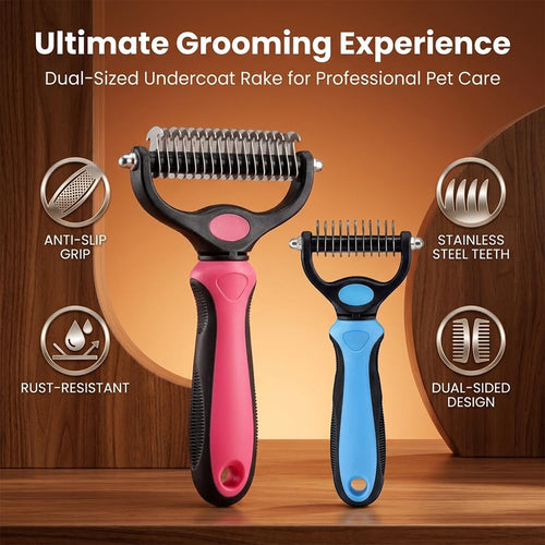 Dematting comb for cats and dogs